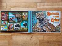 Caderneta de cromos "Animais e suas crias" - Completa