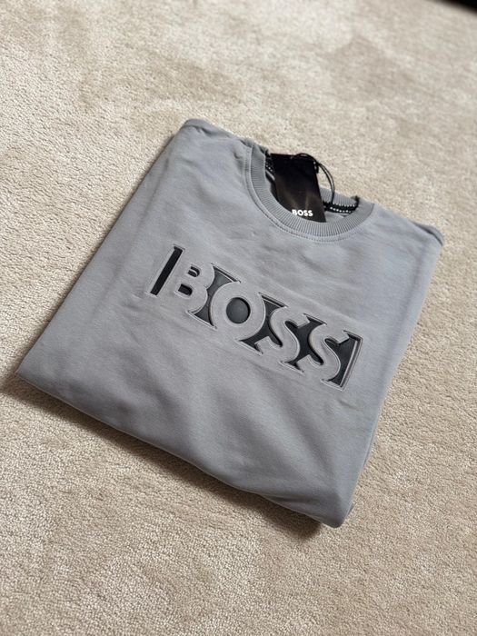 S Hugo Boss bluza szara