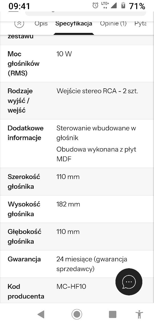 Modecom mc hf 10