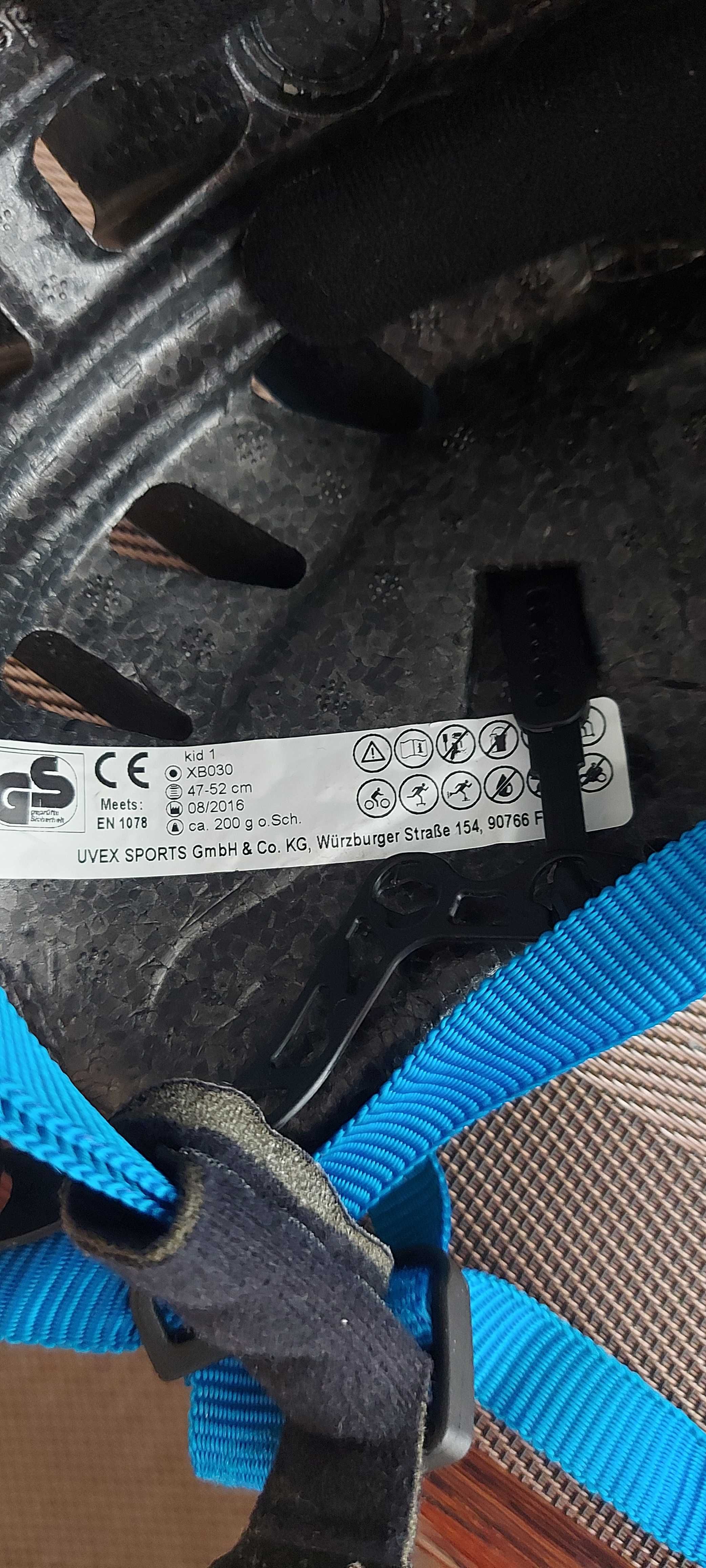 Kask rowerowy z nerką dziecięcy Uvex kid 1