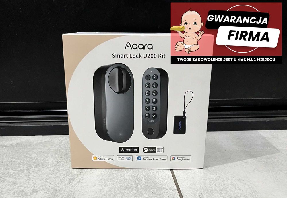 Zamek Szyfrowy AQARA Smart Lock U200 Kit | Nowy | Gwarancja |