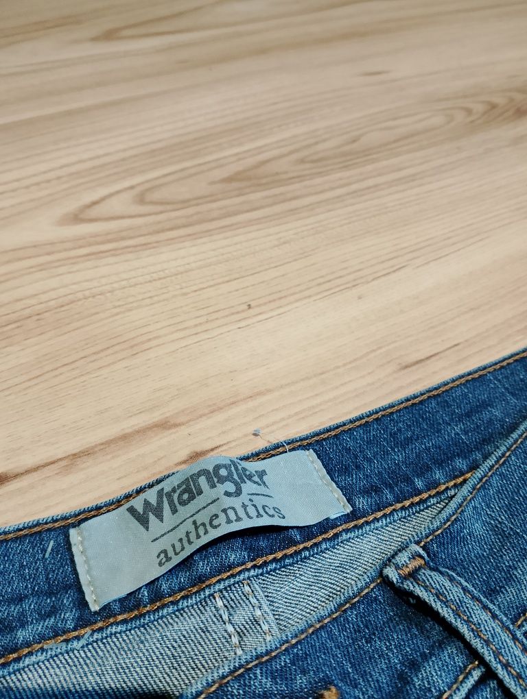 Niebieskie Spodnie Jeansowe Dżinsowe Wrangler