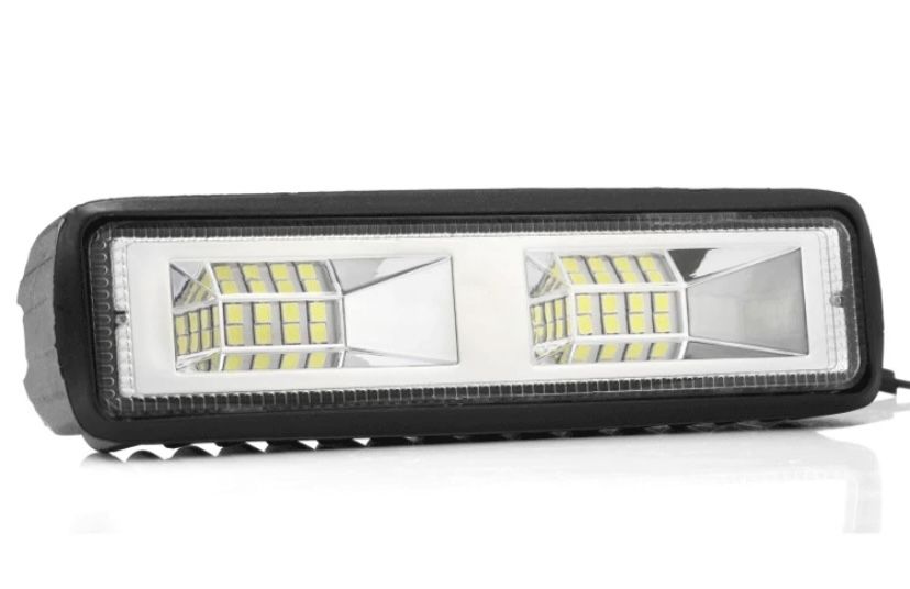 2 x 48W lampa robocza led światło białe rozproszone. 14,5cm 12-24V