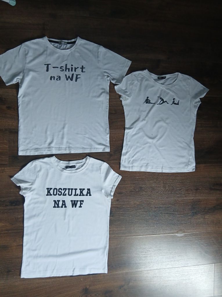 3 t-shirty na w-f r.xs/s