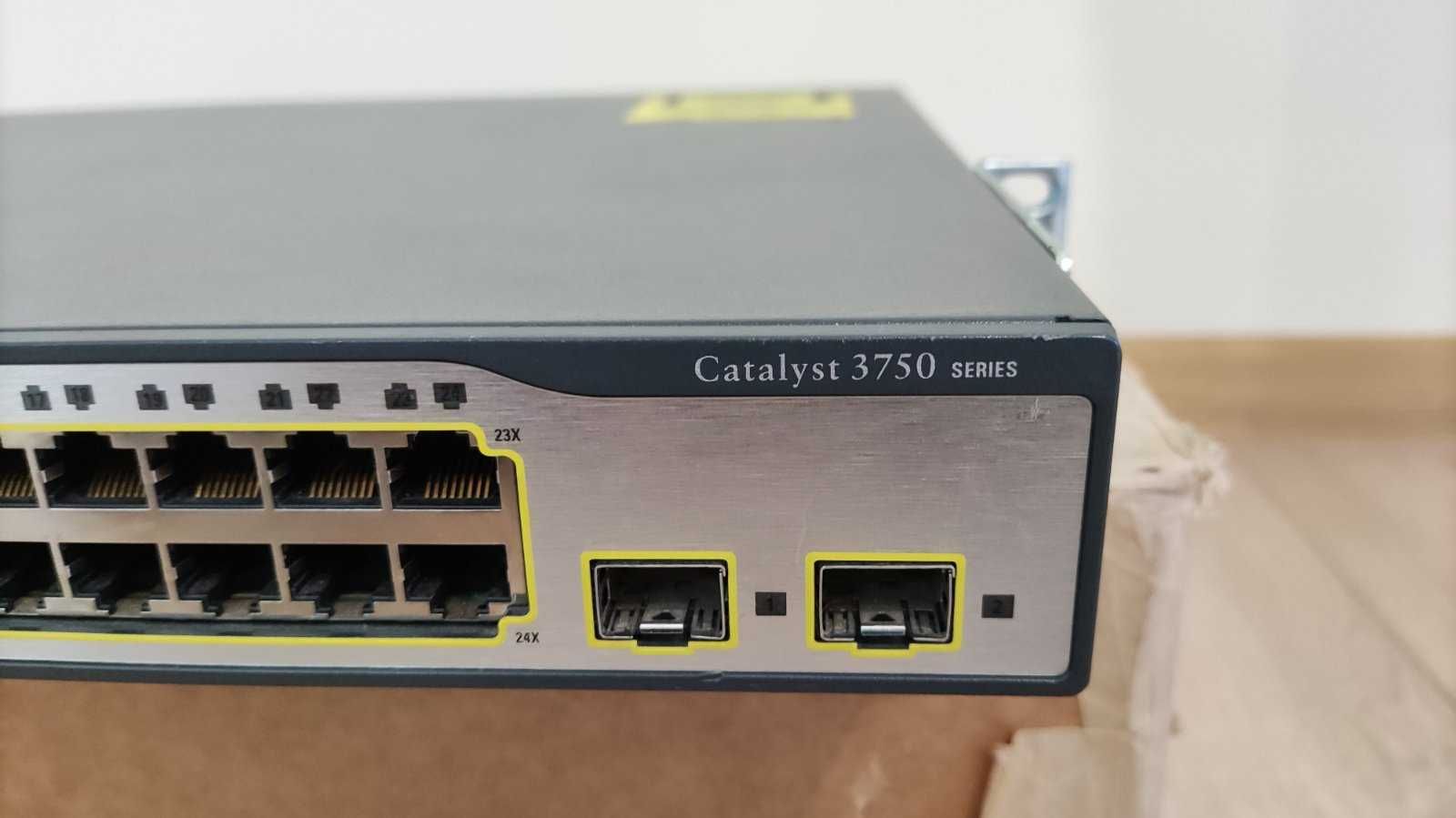 cisco WS-3750-24-TS switch комутатор