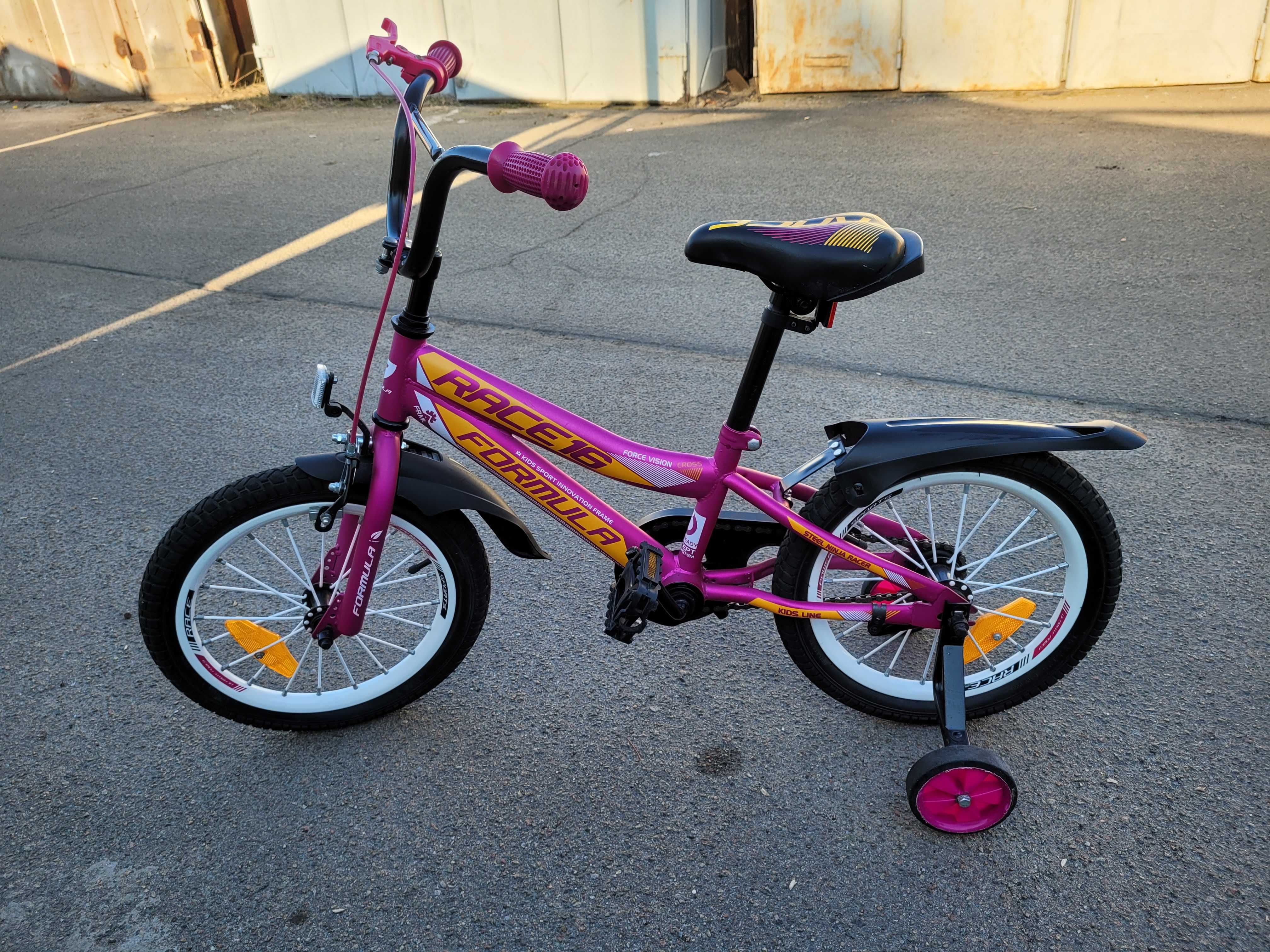 Велосипед дитячий Formula RASE 16"дюймів 2-х колісний (зріст до 115см)