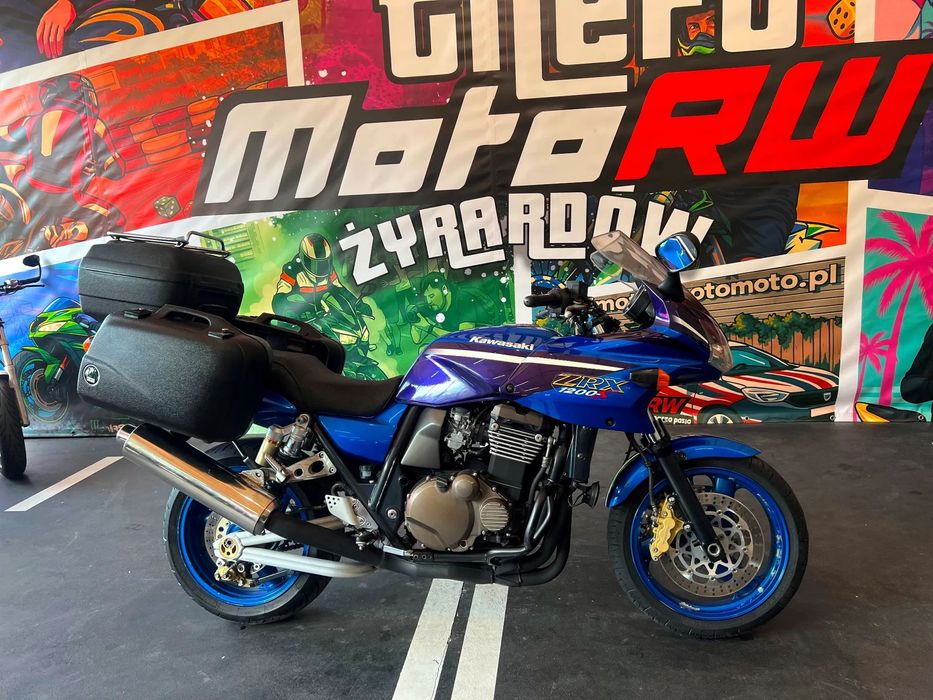 Kawasaki ZRX 1200 S 2001 3x Kufer FILM Dowóz MotoRW