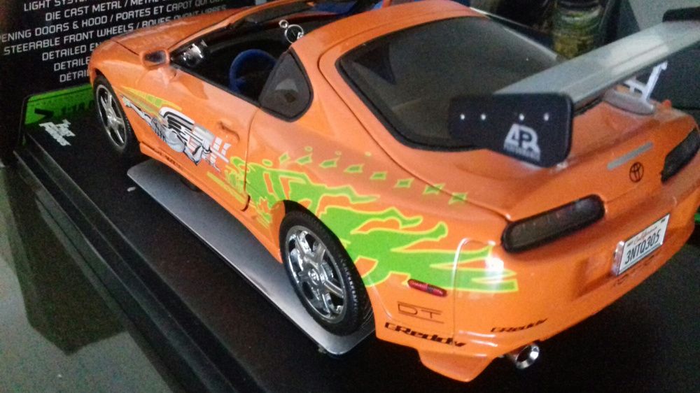 Toyota Supra 1/18 fast furious Paul Walker