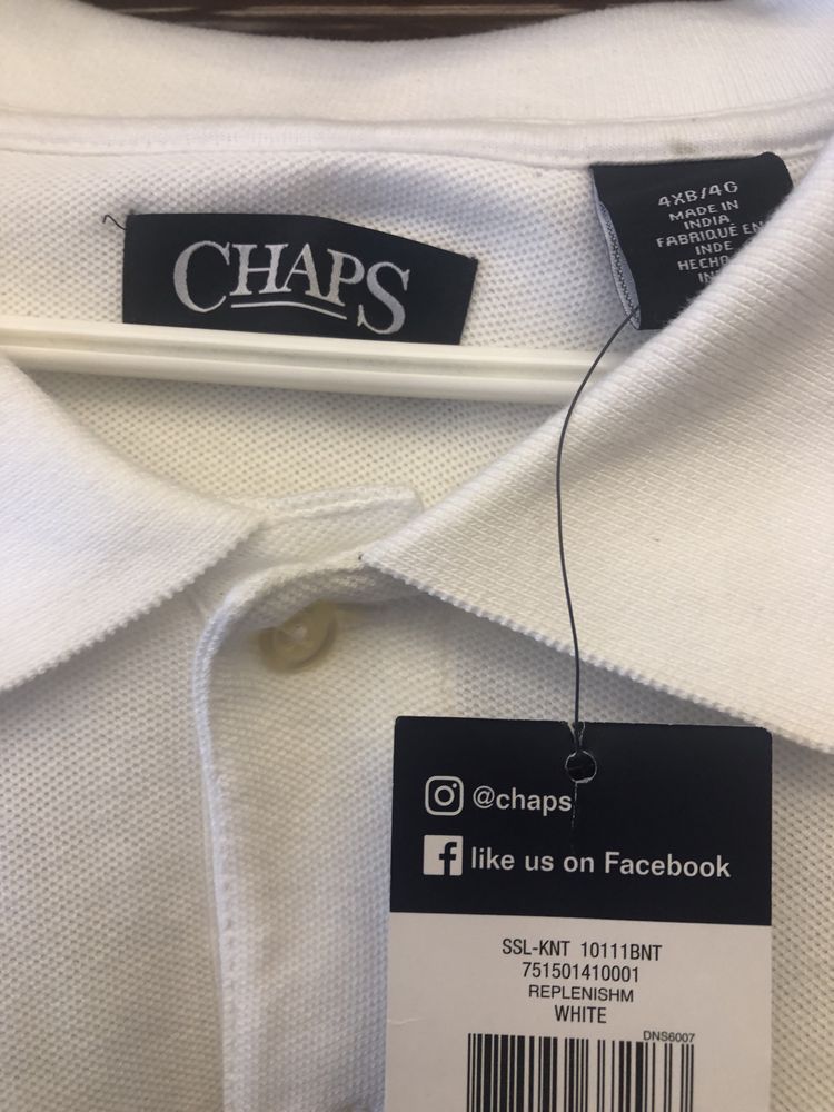 Футболки мужские больш разм POLO CHAPS  4 XL,BIG&TALL размер 4XB