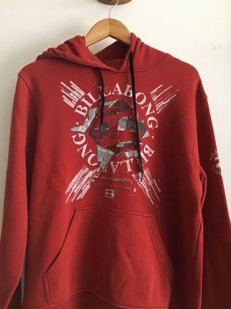 Sweatshirt da Billabong vermelha com Hoodie