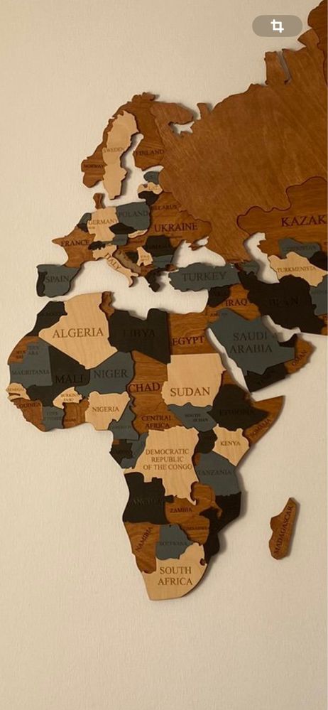 Mapa mundi quadro