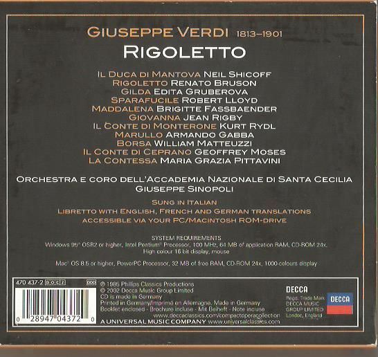 Verdi: Rogoletto (2 CD)