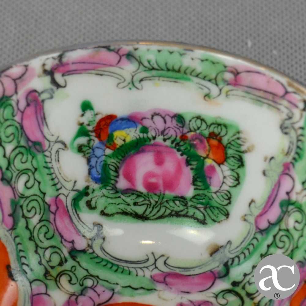 Taça em porcelana da China, Mandarim – Rose Medallion, Circa 1960