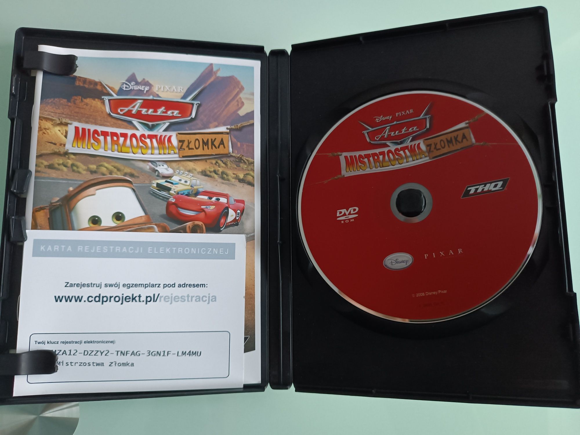 Gry dla dzieci na PC dvd Disney Magiczny dwupak Piorun i Auta