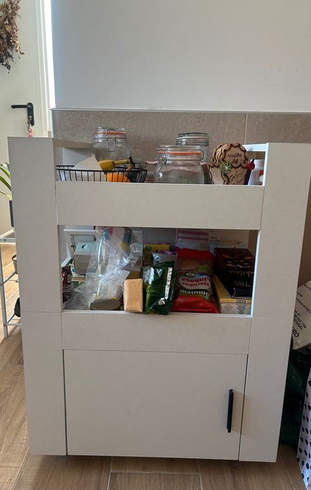 Carro cozinha branco