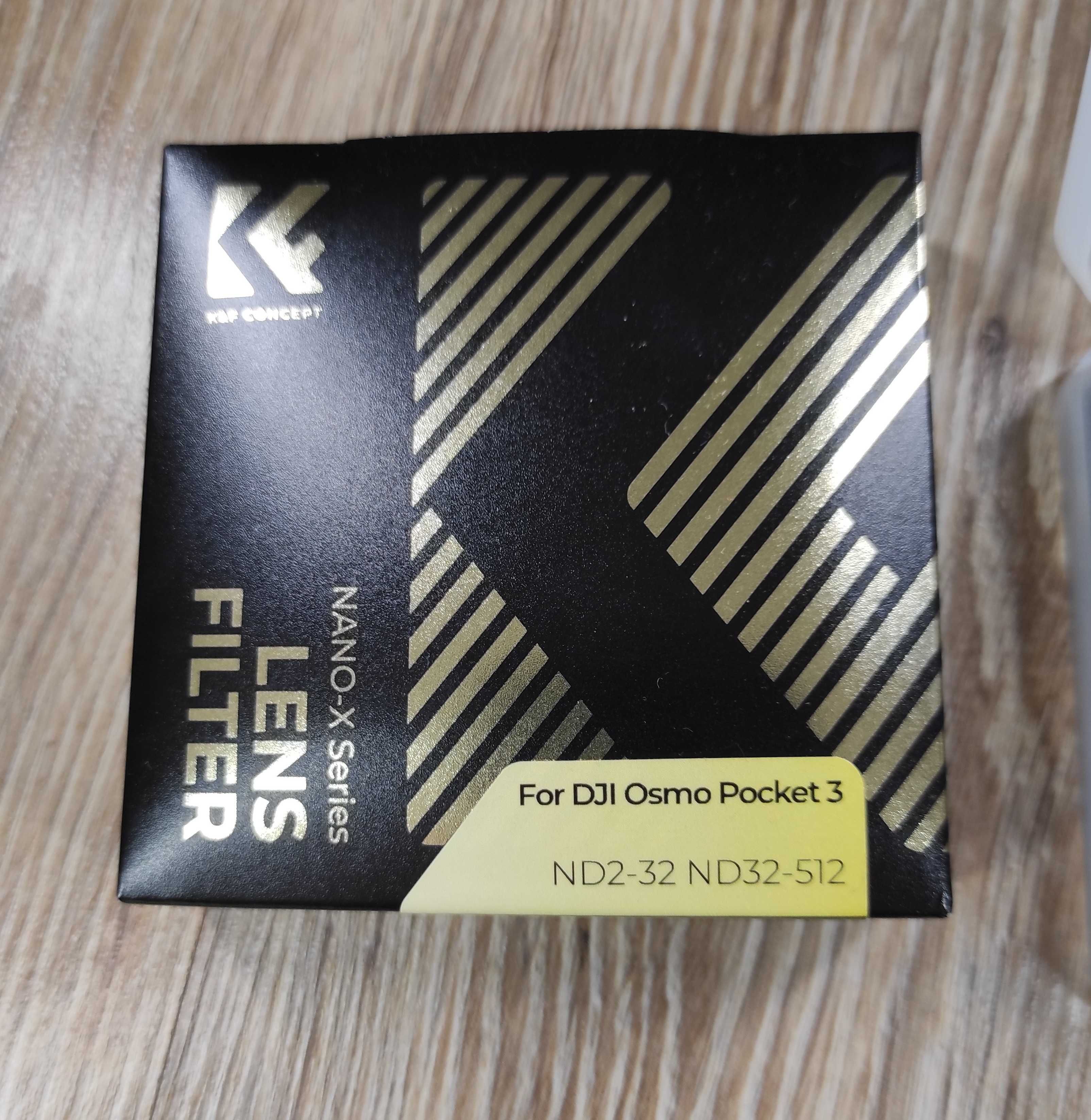 Filtry VND K&F Concept dla DJI Pocket 3 (2-32 + 32-512)
