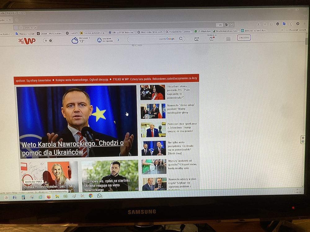 Monitor 27" Samsung  SyncMaster P2770HD Full HD