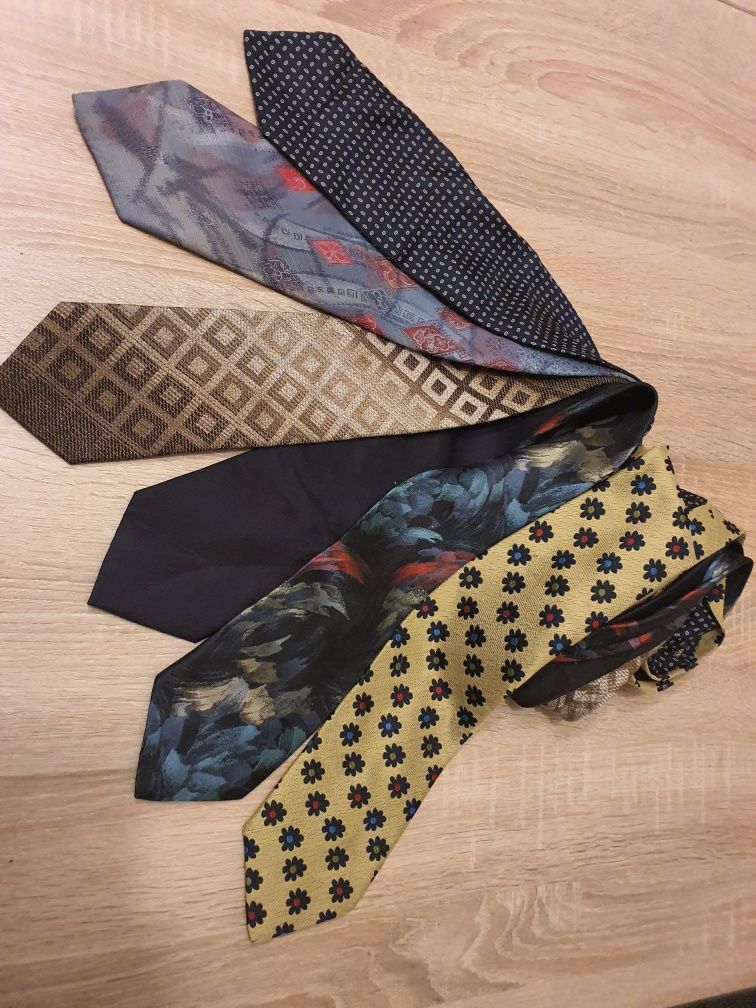 Zestaw oryginalnych i eleganckich krawatów - 6 sztuk