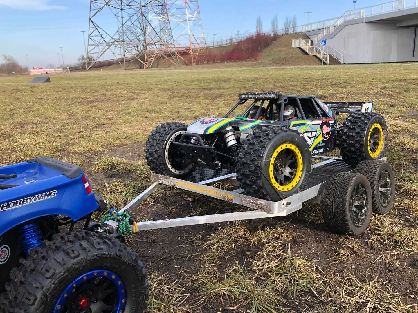 Przyczepka RC baja, do modelu sterowanego losi xmaxx