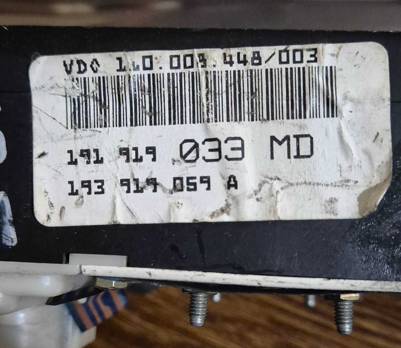 Licznik VW Golf MK2 (83-92r.) 1,6 8V na Linkę Oryginalny VDO