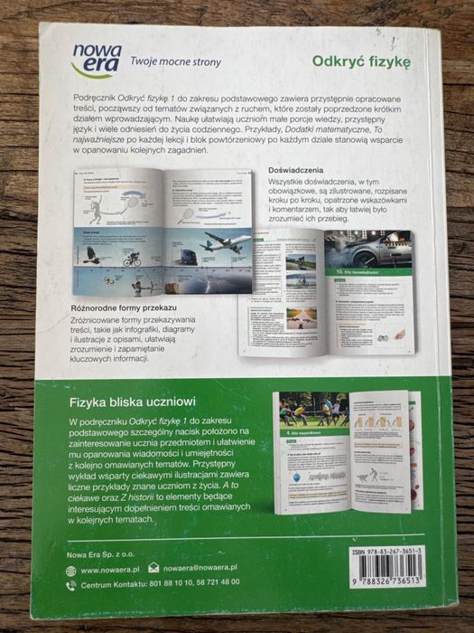 Odkryć fizykę 1 podstawowy podstawa podręcznik fizyka