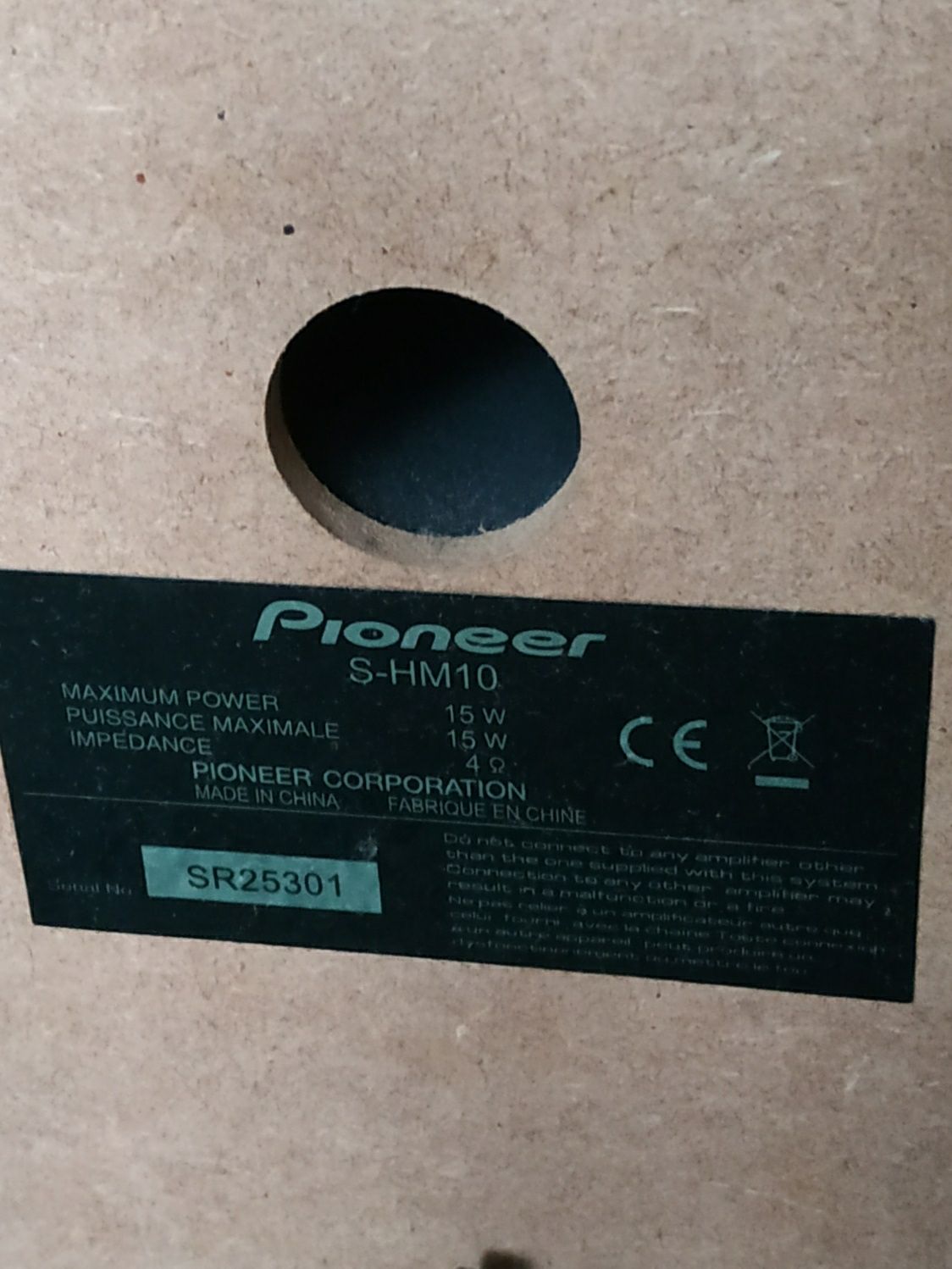 Pioneer X-HM10 aparelhagem