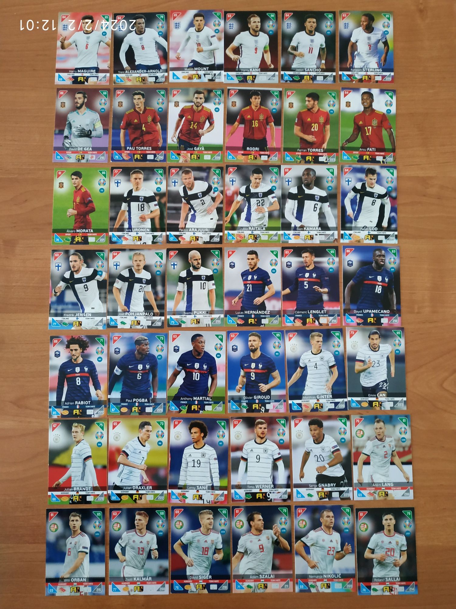 Panini UEFA EURO 2020 Kick Off 2021 - Album + 180 kart