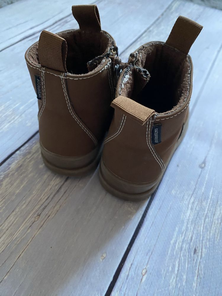 Botki sztyblety H&M 25 camel wodoodporne brązowe wiosenne