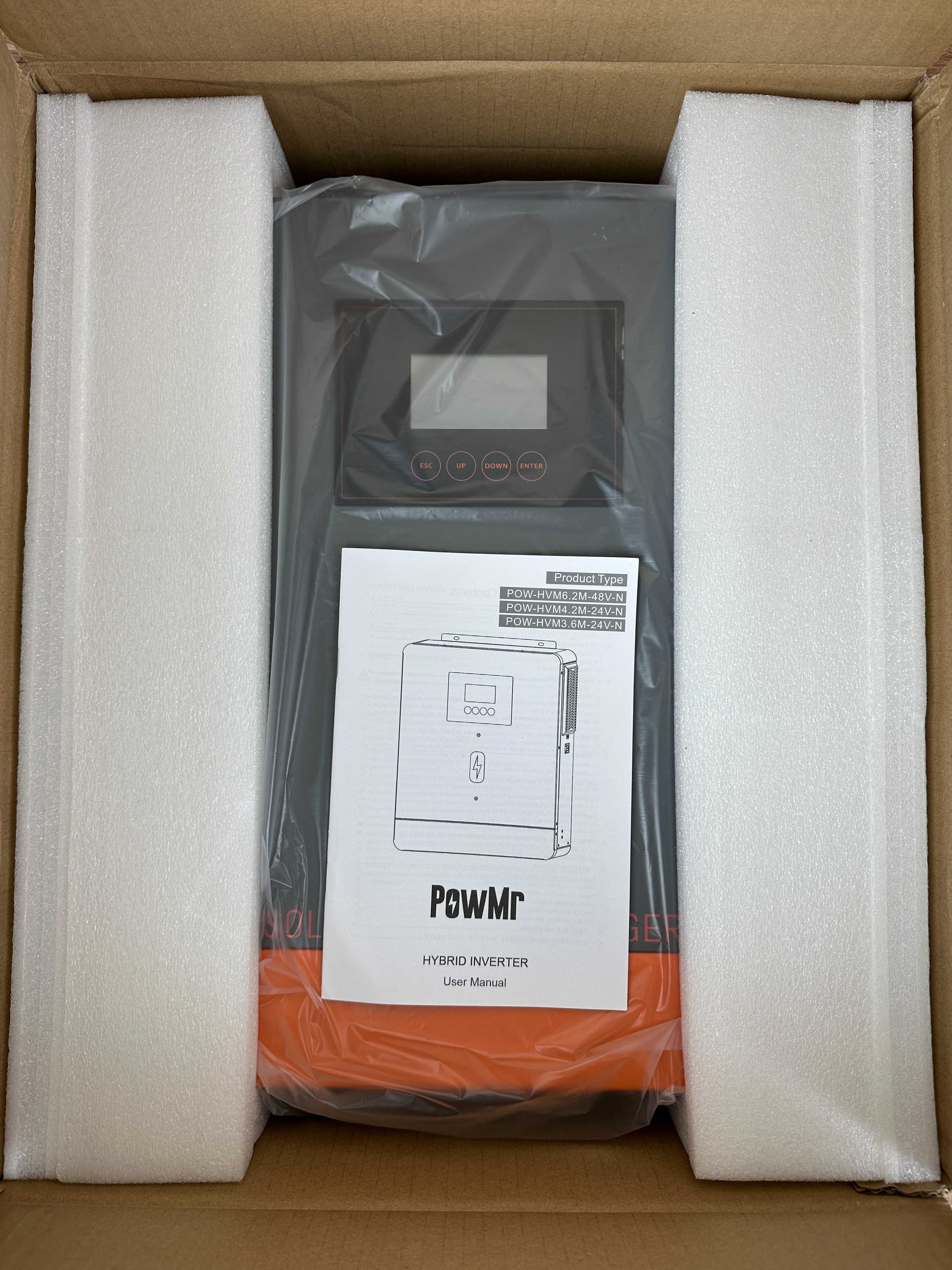 Гібридний інвертор PowMr 4.2KW 24V MPPT 120A WiFi Version
