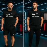 Чоловічий спортивний комплект Nike (шорти + футболка + штани)