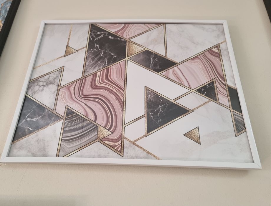 Conjunto de quadros/molduras