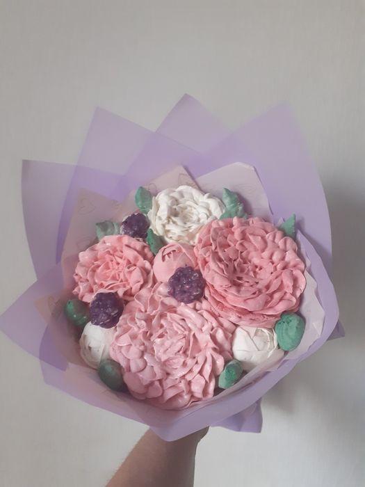 Зефірний букет на день вчителя. Зефір. Зефірні квіти. Съедобный букет.