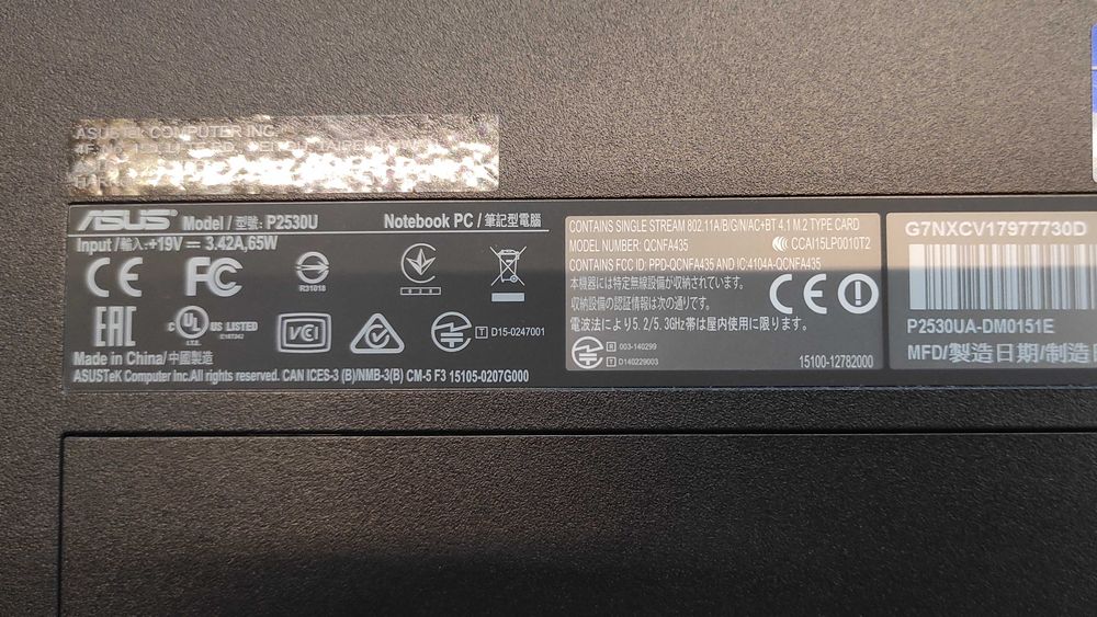 Laptop ASUS P2530U | 8GB | i5-6200U