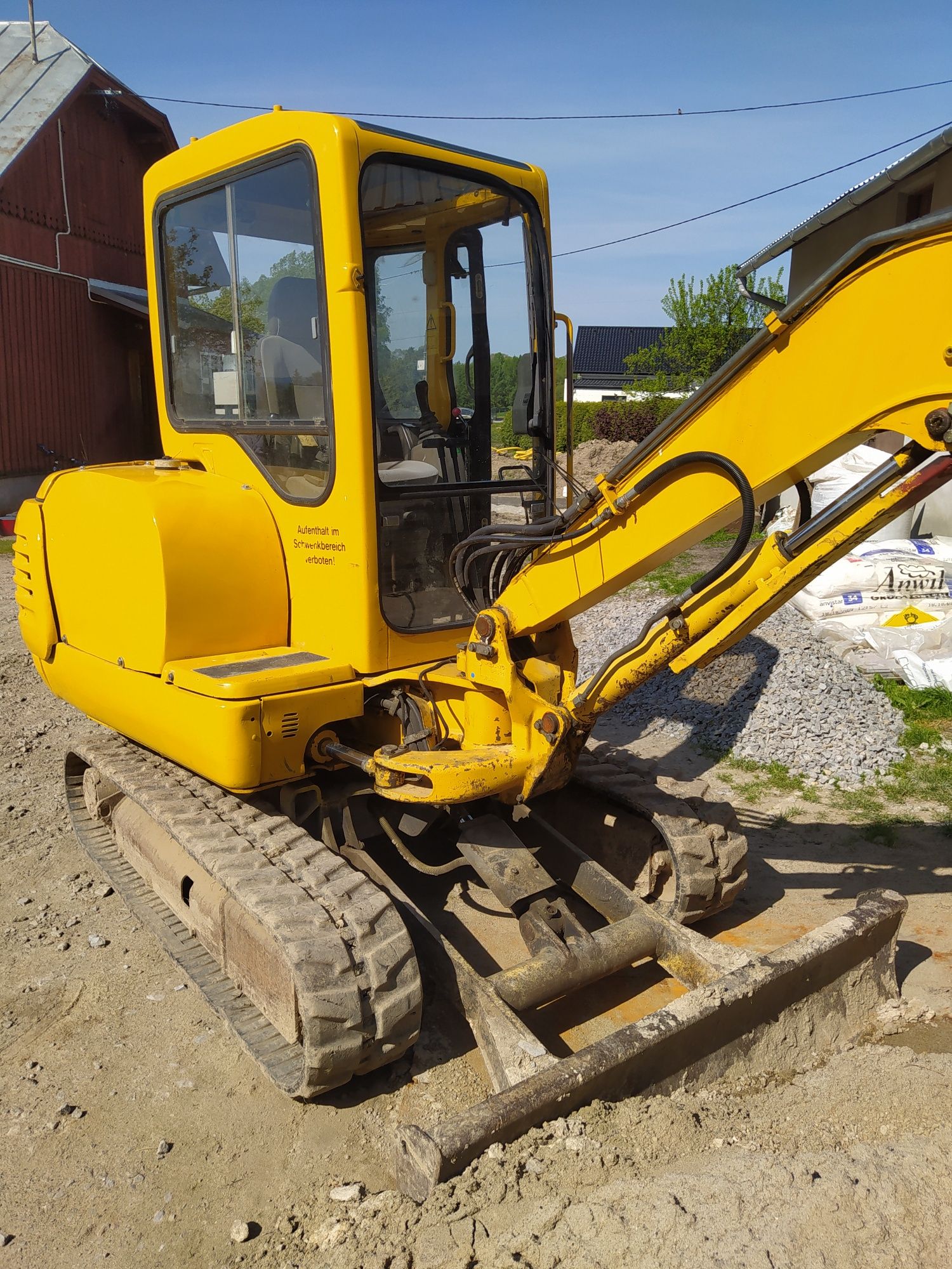 Koparka gąsienicowa monikoparka Komatsu PC 35R-8