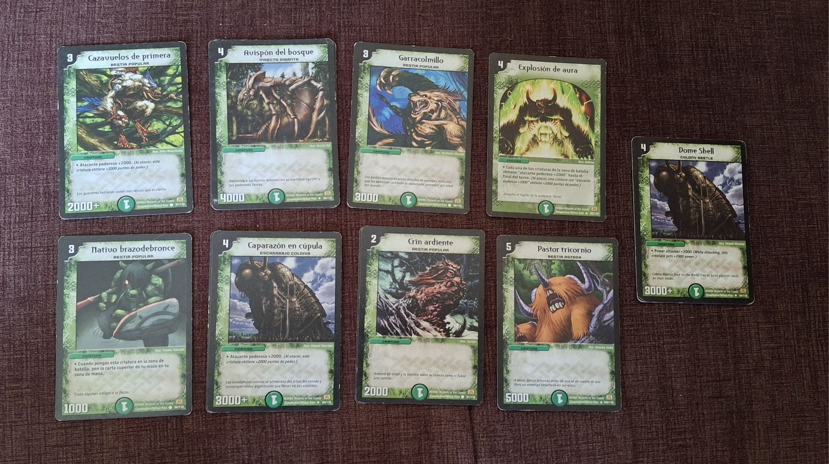 Cartas TCG Duel Masters Inglês-Espanhol