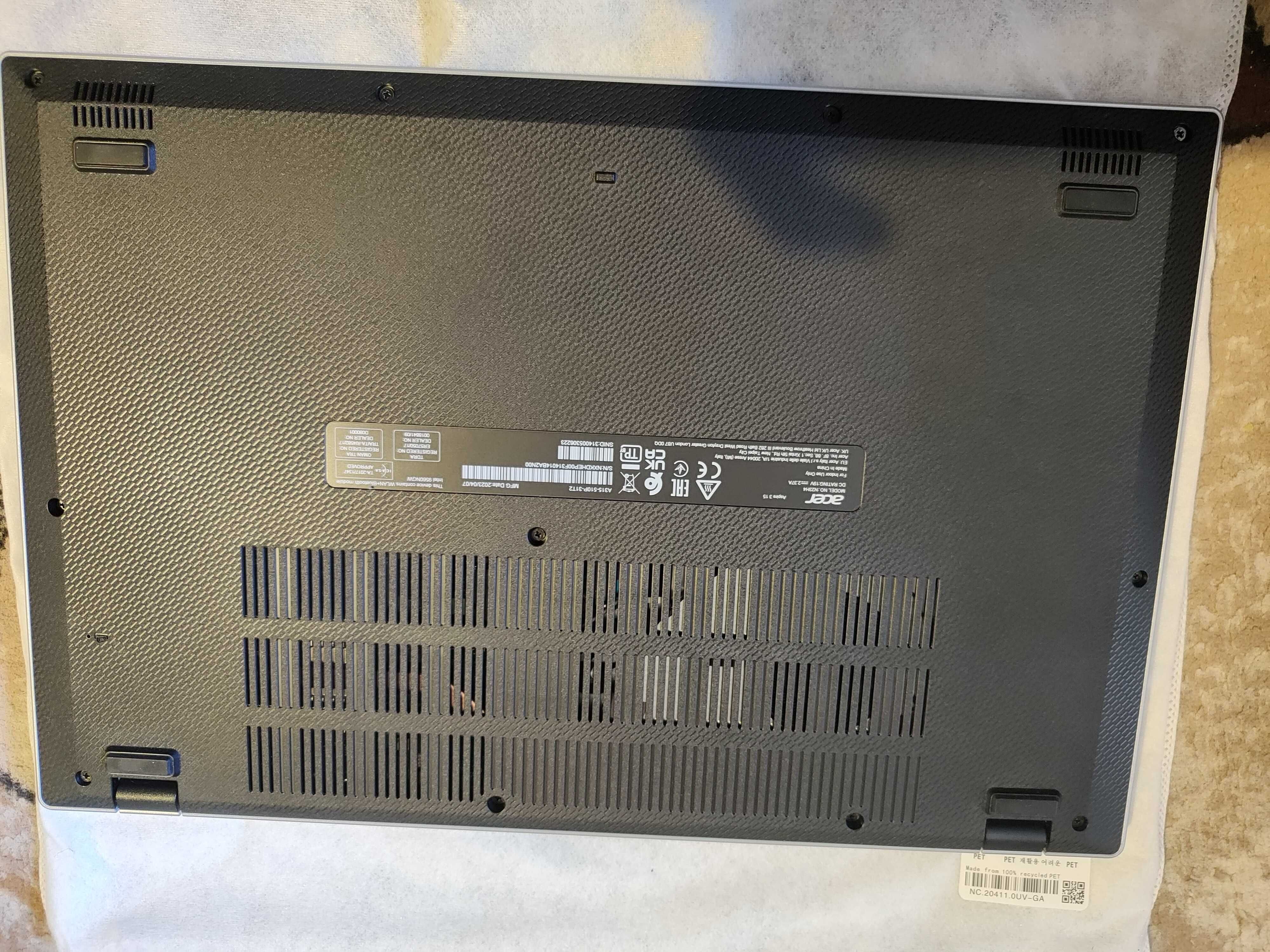 Laptop Acer Aspire 3 Srebrny. Windows 11.
