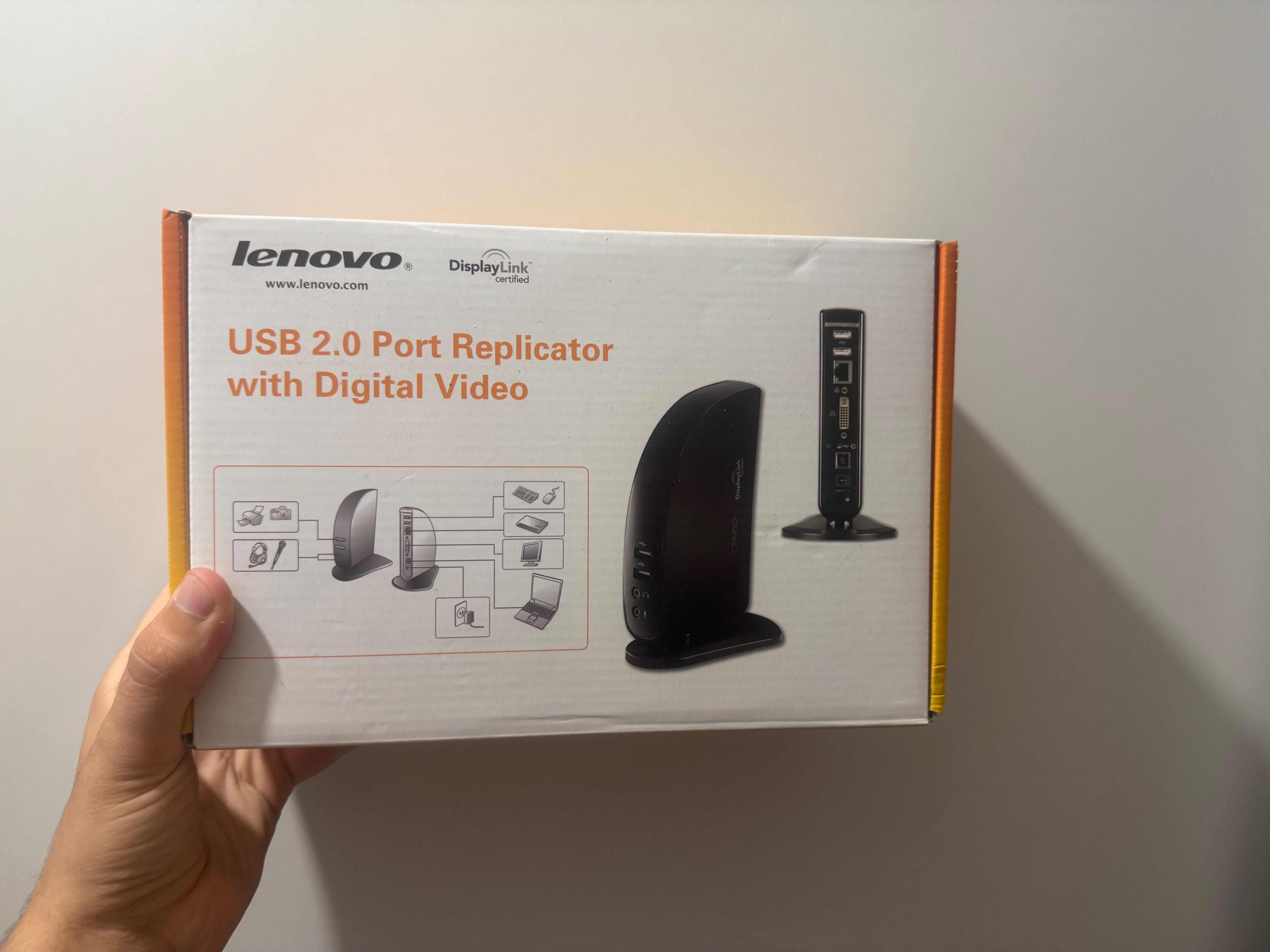 Lenovo Stacja dokująca USB 2.0 - Port Replicator - DisplayLink MacBook