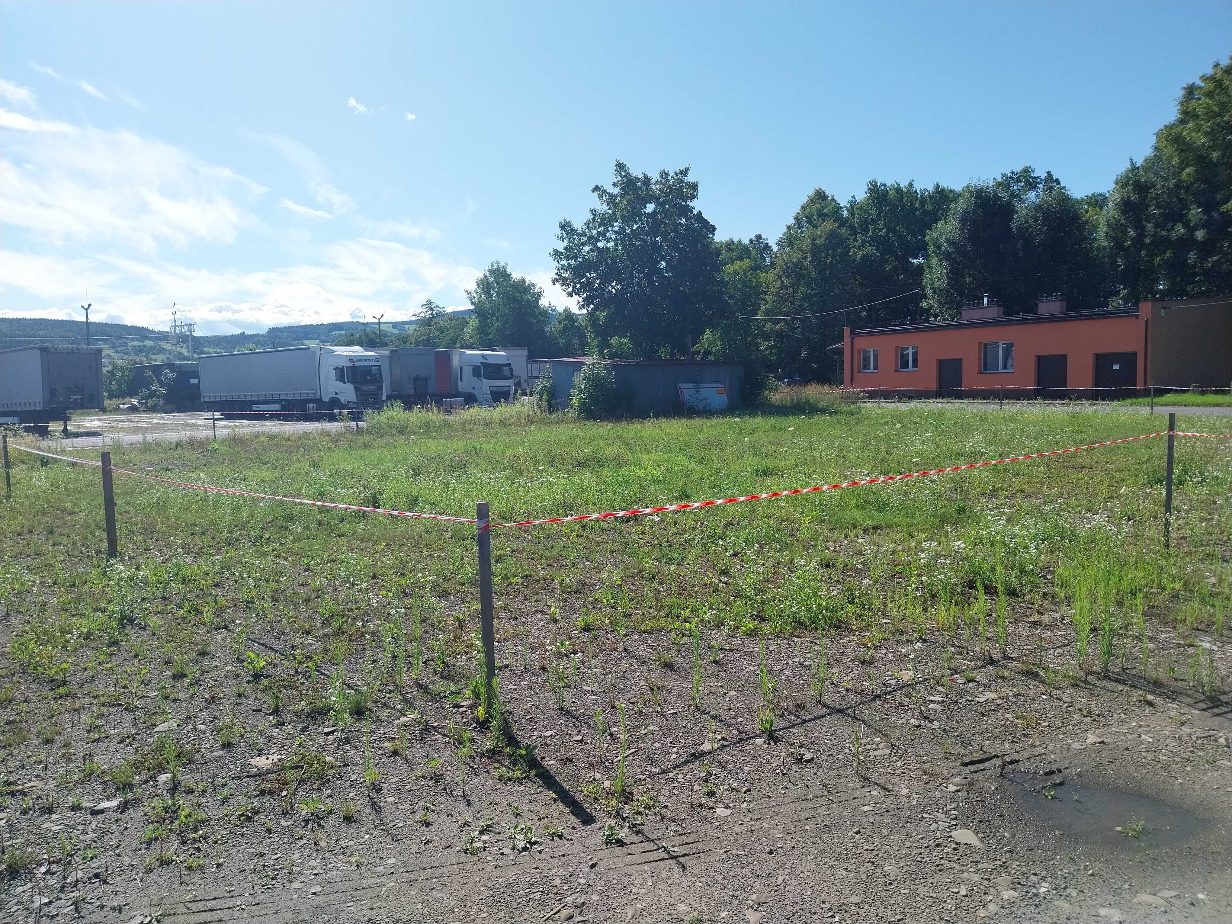 Plac utwardzony do dzierżawy Stary Sącz ul. Magazynowa 5