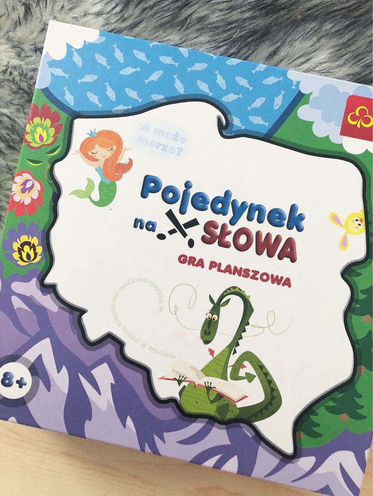 Gra planszowa trefl dla młodzieży dzieci edukacyjna pojedynek na słowa