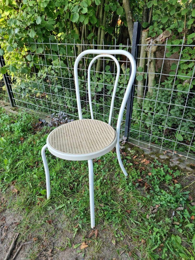 Krzesło ogrodowe biały