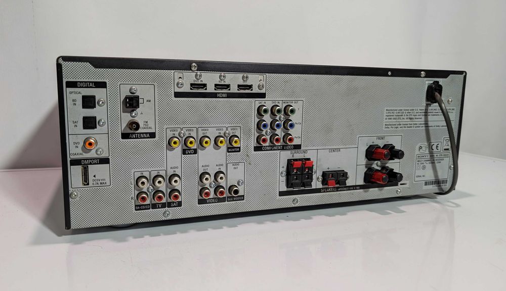 5.1 Ресивер Sony STR-DG520,має 100 Вт/канал/HDMI/ЦАП/Dolby/DTS/Sub Out