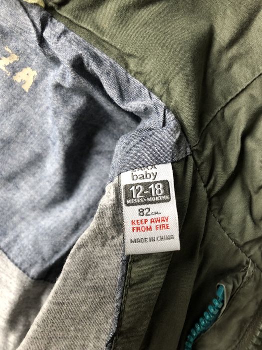 ZARA kurtka parka dziecięca r.80, st.bdb
