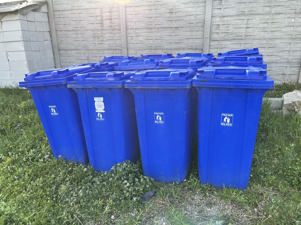 Pojemniki na odpady 120, 240, 1100l kosz na śmieci, śmietnik, kontener