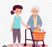 Ajuda em casa e compras para idosos