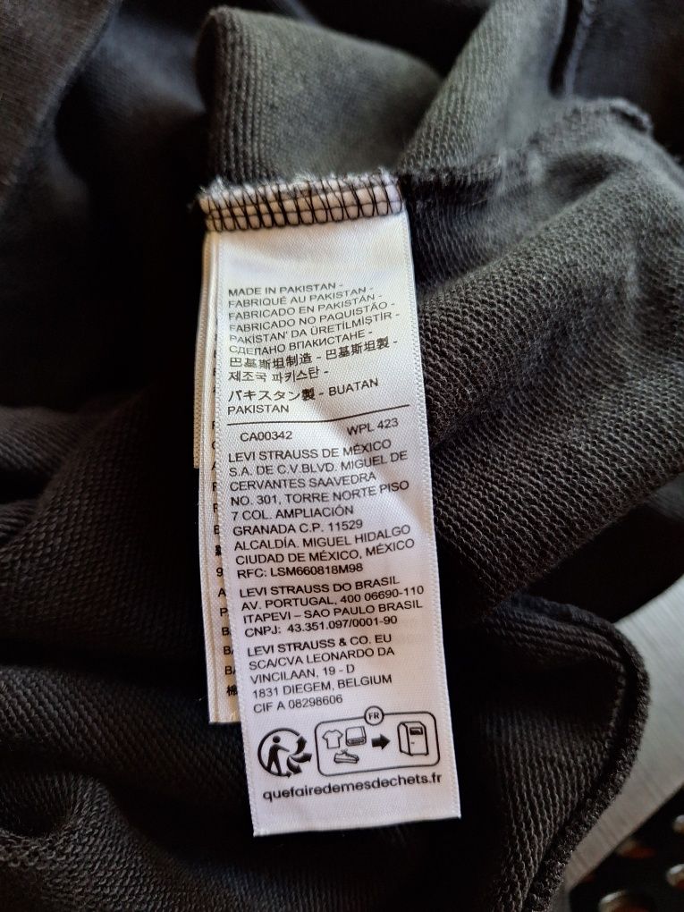 Hoodie Preto Levi's XL