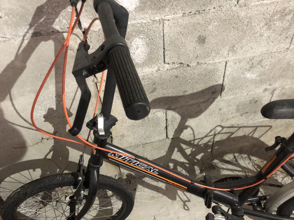 Bicicleta dobravel com saco