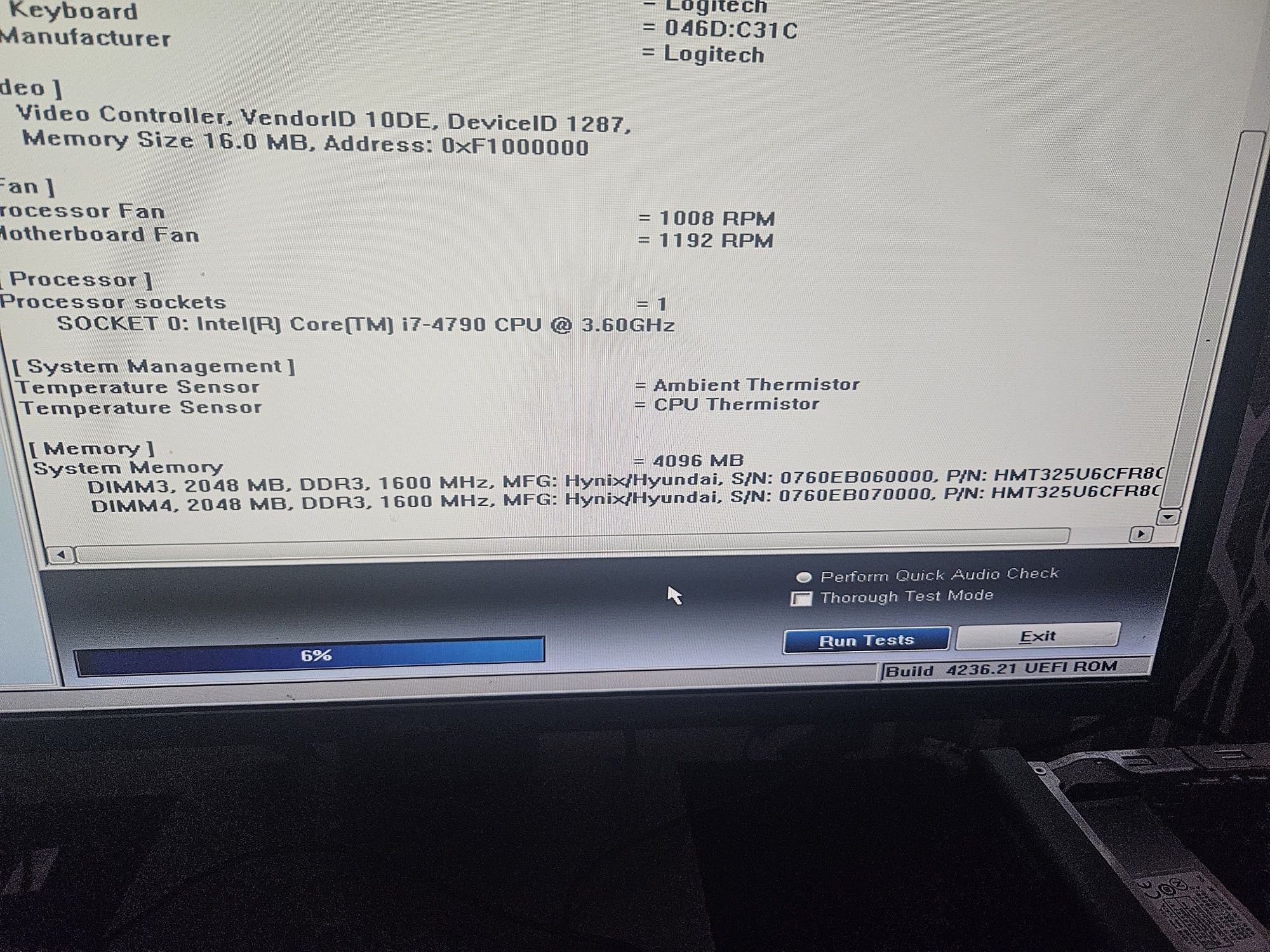 Оперативна пам'ять 2×2 DDR3  4 Gb