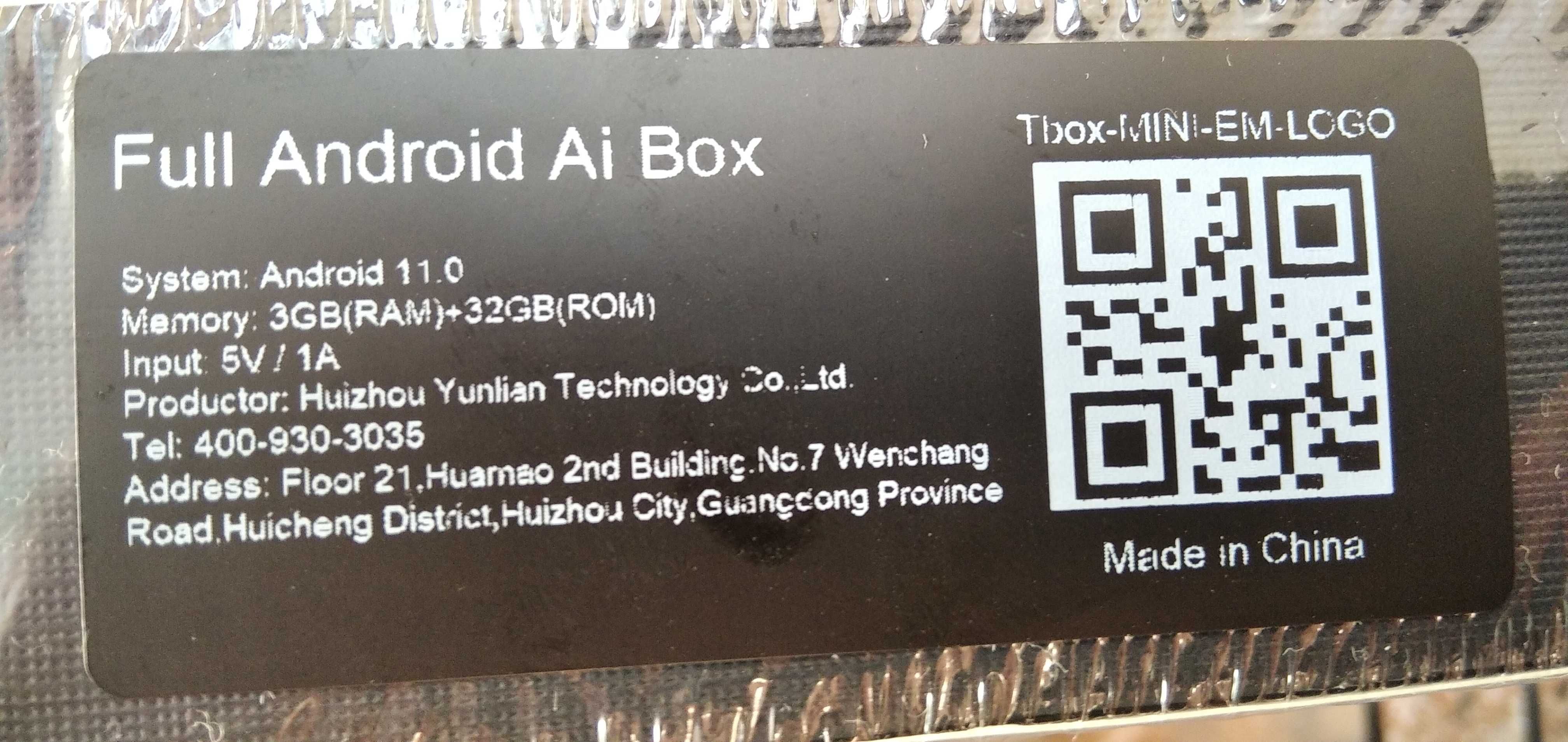Android приставка для авто Carlinkit CarPlay Mini Ai TV Box