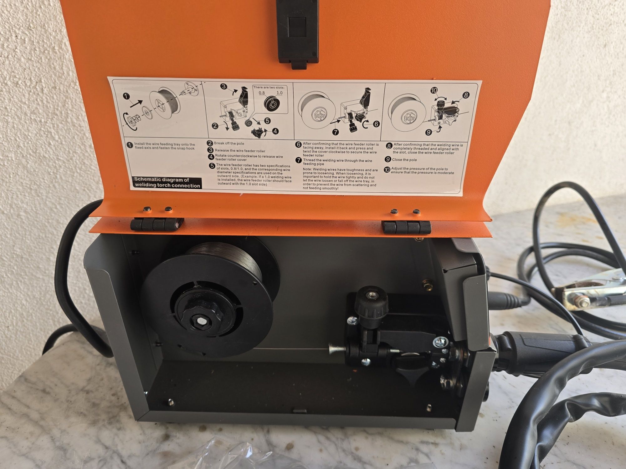 Máquina de solda sem gás 3 em 1