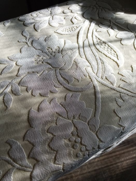 Colcha vintage pérola